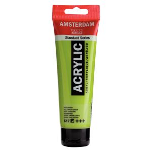 Acrylic color AMSTERDAM Standard 120 ml - Yellowish green 617
