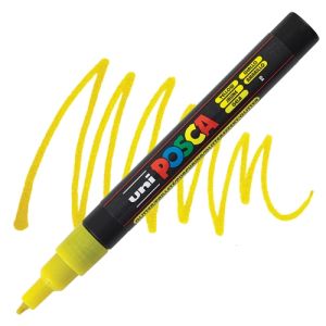 POSCA акрилен маркер PC-3M - Жълт глитер
