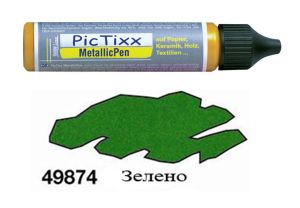 Универсален контур Металик PicTixx - Зелен