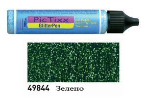 Универсален контур PicTixx Gliter - Зелен