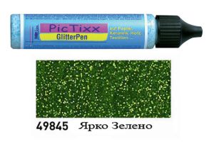 Универсален контур PicTixx Gliter - Светлозелен