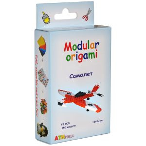 Модулно оригами - Червен самолет