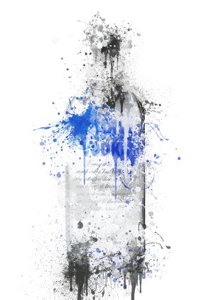 Absolut Wall Art Print - Watercolor poster, printed on HQ watercolor paper