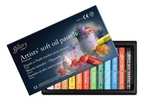 Soft oil pastels set of 12 colors