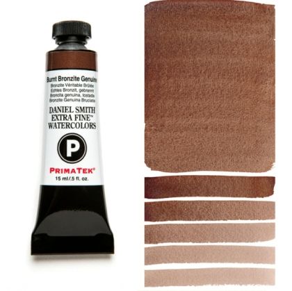 DANIEL SMITH PrimaTek Burnt Bronzite Genuine Watercolor 15 ml. - World`s finest artists` paints