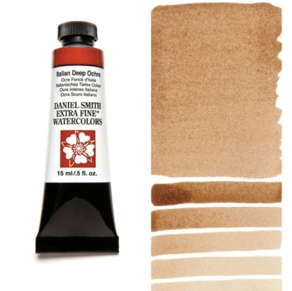 DANIEL SMITH Extra Fine™ Italian Deep Ochre Watercolor 15 ml. - World`s finest artists` paints