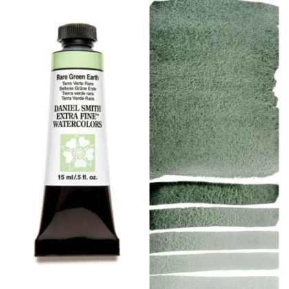 DANIEL SMITH Extra Fine™ Rare Green Earth Watercolor 15 ml. - World`s finest artists` paints