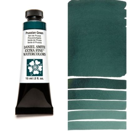 DANIEL SMITH Extra Fine™ Prussian Green Watercolor 15 ml. - World`s finest artists` paints