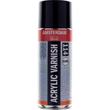 Spray varnish GLOSSY for acrylic and oil paints 400 ml. - 114
