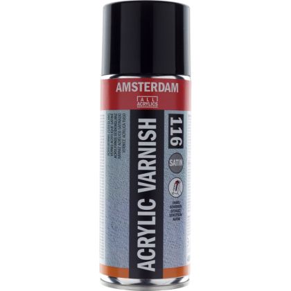Spray varnish SATIN for acrylic and oil paints 400 ml. - 116