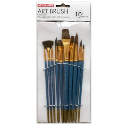 Четки Пони – комплект 10 броя за рисуване и творчество