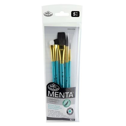 R&L Menta Synthetic Paint Brushes – Set of 5 (RMEN-SET881)