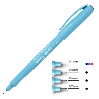 Линер 0,1 Centropen черен