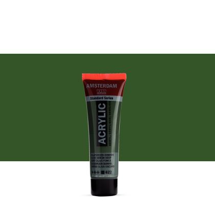 Acrylic color AMSTERDAM Standard 120 ml - Olive green deep 622
