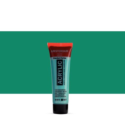 Acrylic color AMSTERDAM Standard 120 ml - Turquoise green 661
