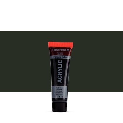Acrylic color AMSTERDAM Standard 120 ml - Oxide black 735