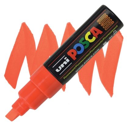 POSCA acrylic pen PC-8K - Fluorescent orange