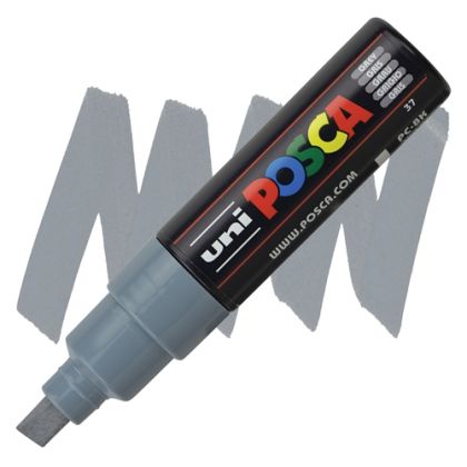 POSCA acrylic pen PC-8K - Grey