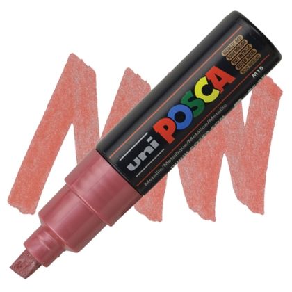 POSCA acrylic pen PC-8K - Metallic red