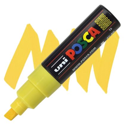 POSCA acrylic pen PC-8K - Straw yellow