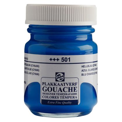 Gouache Extra Fine Jar 50 ml - Light Blue Cyan 501