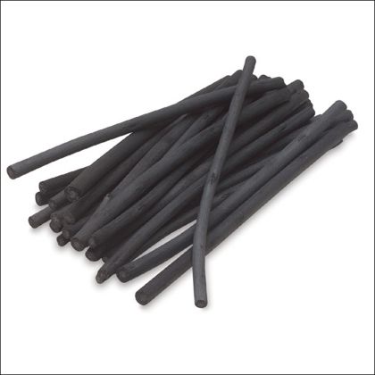 Artists Willow Charcoal - 1 Medium Sticks (4-6mm diameter)