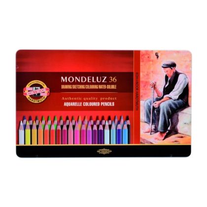 Акварелни моливи 36 цвята KOH-I-NOOR “Монделуз” 