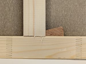Linen-cotton canvas - 20х20 cm.