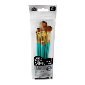 R&L Menta Synthetic Paint Brushes – Set of 5 (RMEN-SET781)