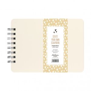 'Scrapbook Inspiration' Cream paper 250g 24 sheets, A5