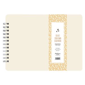 'Scrapbook Inspiration' Cream paper 250g 24 sheets, size A4
