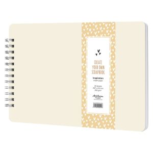 'Scrapbook Inspiration' Cream paper 250g 24 sheets, size A4