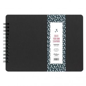 'Scrapbook Inspiration' Black paper 250g 24 sheets, size A5