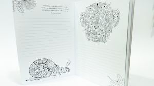 A Coloring Notebook with Inspirational Quotes - In Nature’s Embrace