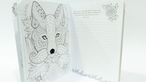 A Coloring Notebook with Inspirational Quotes - In Nature’s Embrace