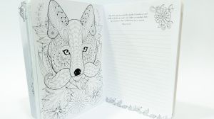 A Coloring Notebook with Inspirational Quotes - In Nature’s Embrace