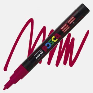 POSCA acrylic pen PC-3M - Red wine