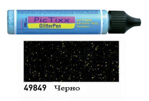 Универсален контур PicTixx Gliter - Черен