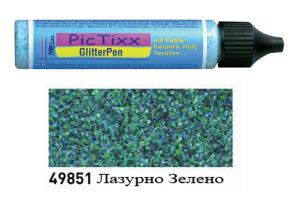 Универсален контур PicTixx Gliter - Лазур зелен