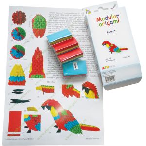 Modular origami - Parrot