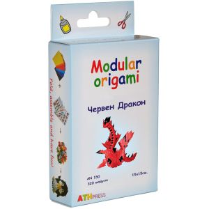 Modular origami - Red dragon