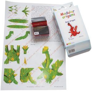 Modular origami - Red dragon
