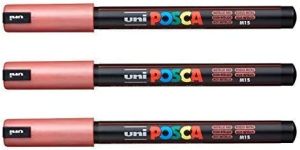 POSCA acrylic pen 1MR - Metallic red