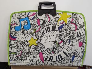 Художническа чанта за рисунки и материали - 38x55 см. Двустранна