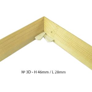 Wooden subframe 3D - 90 cm.